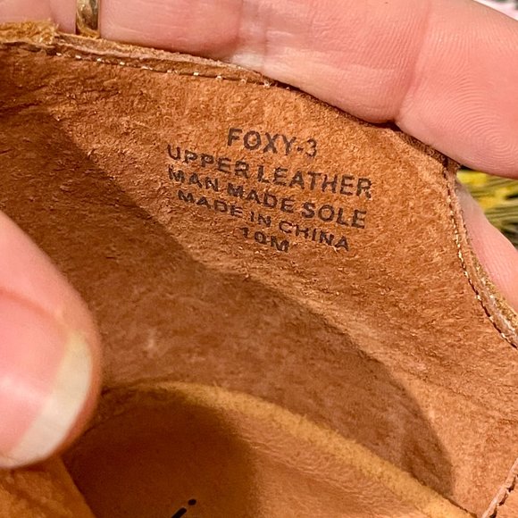 Jeffrey Campbell Foxy Tan Suede platform wood heel - Picture 16 of 16